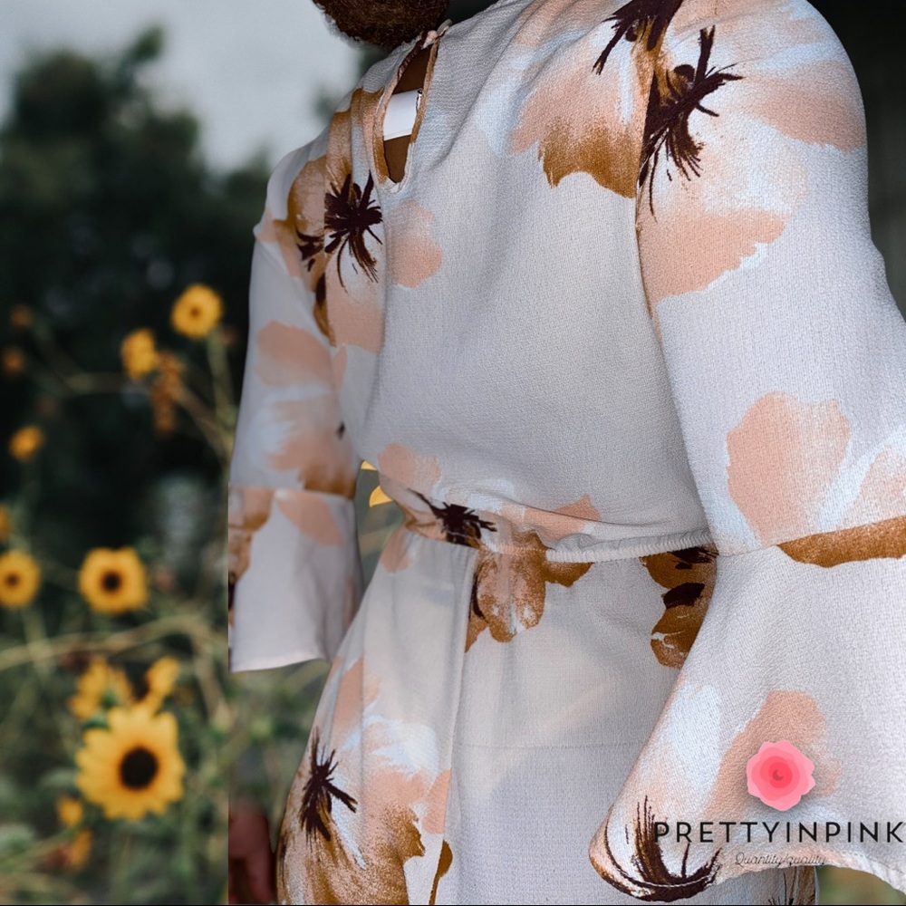 FLORAL ROMPER - Picture 5 of 6